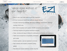 Tablet Screenshot of ezimethods.com